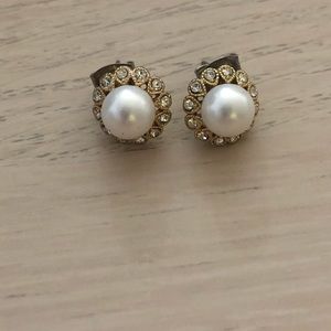 Faux Pearl Earrings
